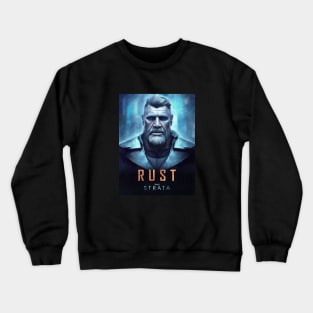 The Strata Rust Portrait Crewneck Sweatshirt